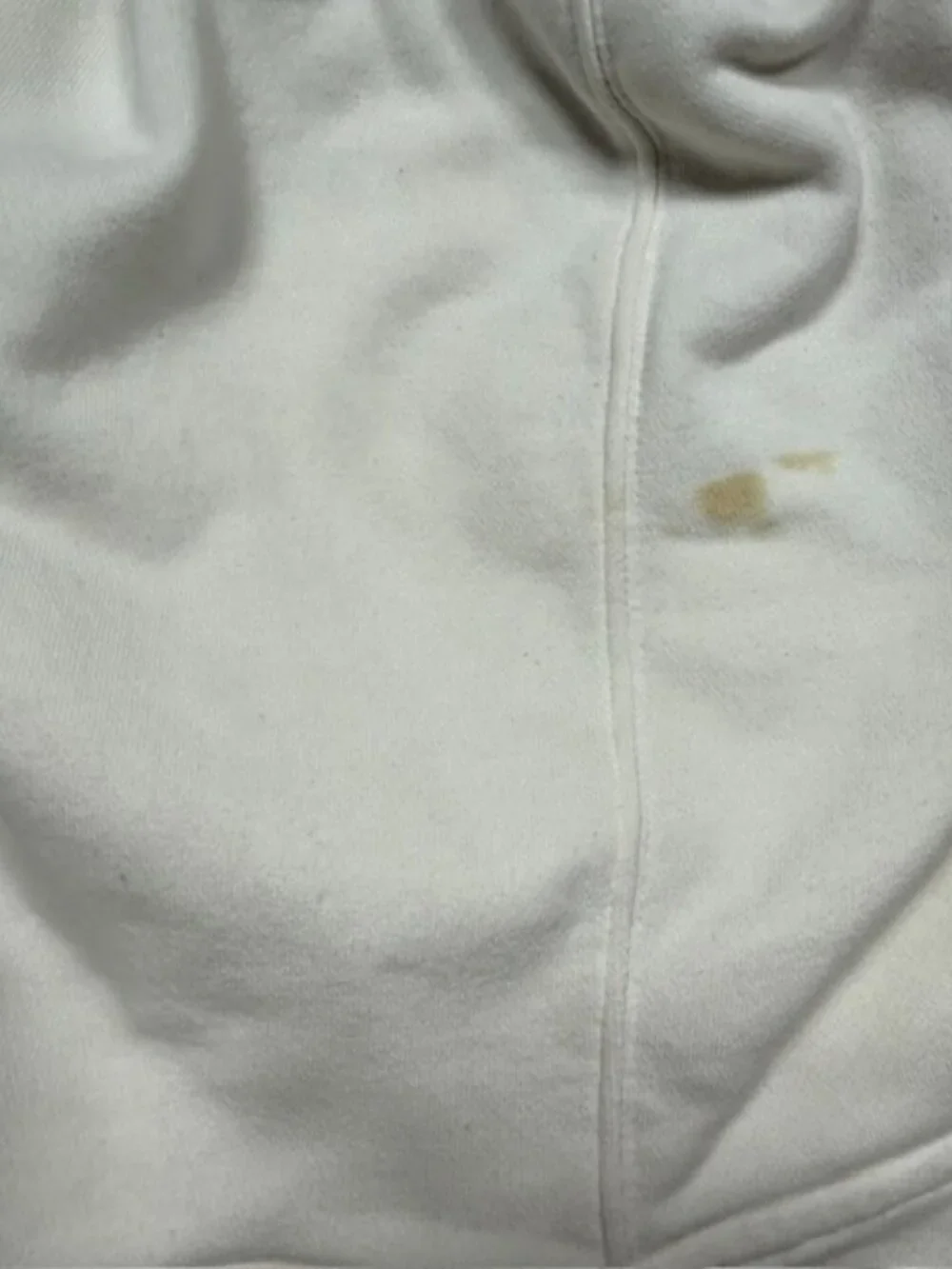 Nike Air Hoodie Women's M White Gray Fleece Center Swoosh Oversized DD5417 SPOTS